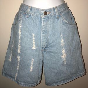 Women’s High Waisted Denim Shorts Size 8